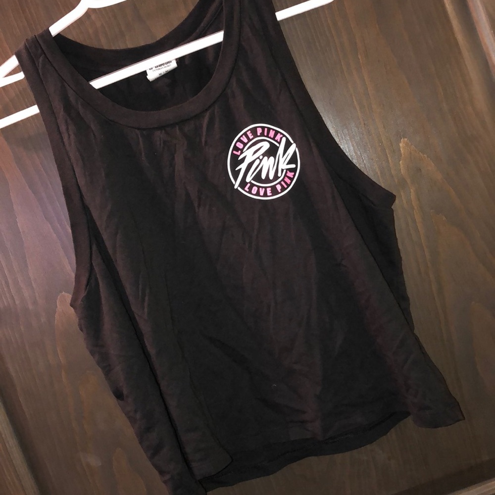 Pink muscle tee